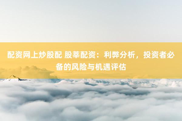 配资网上炒股配 股莘配资：利弊分析，投资者必备的风险与机遇评估