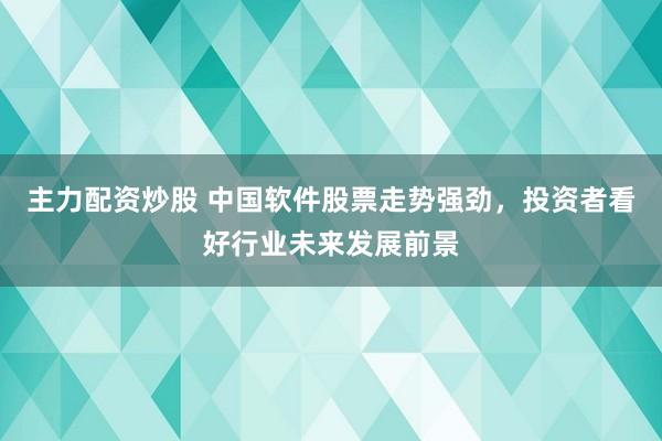 主力配资炒股 中国软件股票走势强劲，投资者看好行业未来发展前景