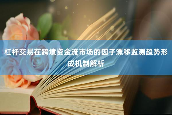 杠杆交易在跨境资金流市场的因子漂移监测趋势形成机制解析
