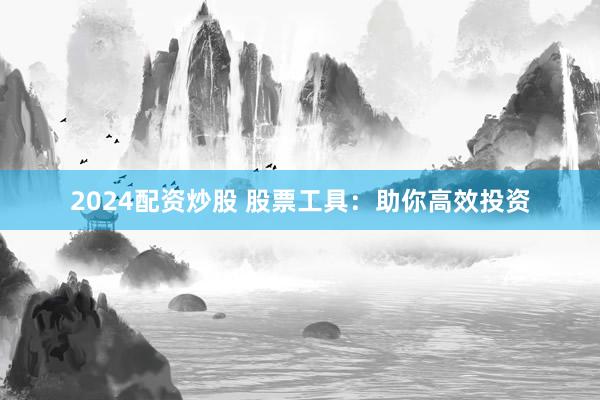 2024配资炒股 股票工具：助你高效投资